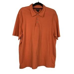 Alexander Julian Colors Men Polo 100% Cotton Size XXL Orange